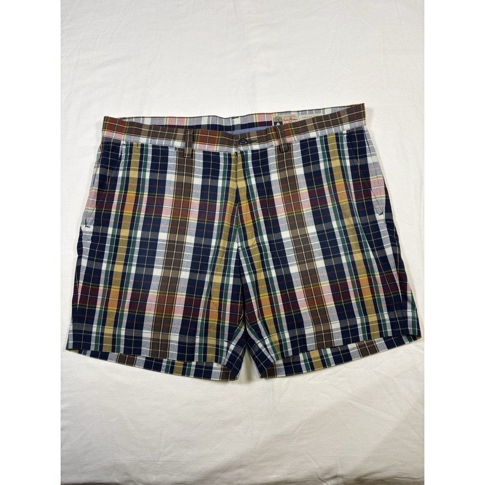 Polo Ralph Lauren India Madras Plaid PGA Shorts Cotton Classic Mens 35 Fast Ship